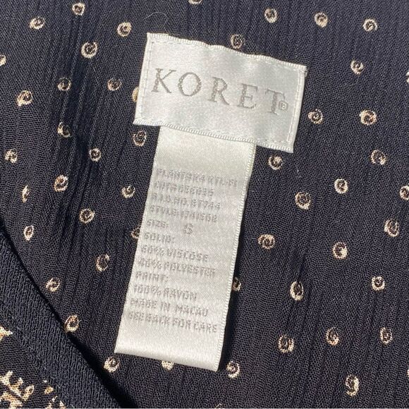 NWT Vintage Dead Stock Koret Embroidered Boho Button Front Blouse Women's Size S - Picture 6 of 16